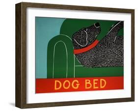 Dog Bed-Stephen Huneck-Framed Giclee Print