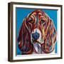 Dog Besties II-Carolee Vitaletti-Framed Art Print