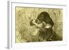 Dog Bird Hunt 1891, Austria-null-Framed Giclee Print