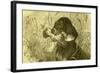 Dog Bird Hunt 1891, Austria-null-Framed Giclee Print