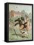 Dog Bites Man-Randolph Caldecott-Framed Stretched Canvas