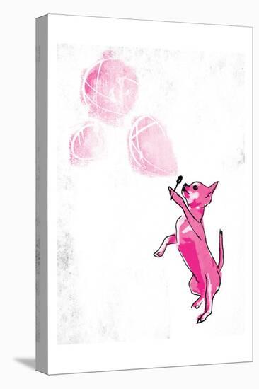 Dog Blowing Bubbles-OnRei-Stretched Canvas