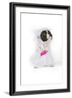 Dog Bride-graphicphoto-Framed Photographic Print