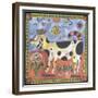 Dog Buddy Color-Jill Mayberg-Framed Giclee Print