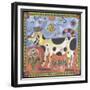 Dog Buddy Color-Jill Mayberg-Framed Giclee Print