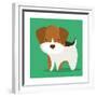 Dog Cartoon Pet Design-Diana Johanna Velasquez-Framed Premium Giclee Print