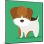 Dog Cartoon Pet Design-Diana Johanna Velasquez-Mounted Art Print