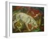 Dog, cat, fox-Franz Marc-Framed Giclee Print