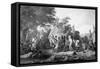 Dog Dance of the Dakotas, C1847-Seth Eastman-Framed Stretched Canvas