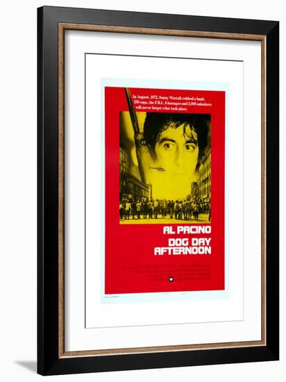 Dog Day Afternoon, Al Pacino, 1975-null-Framed Art Print