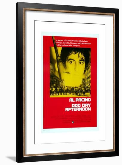 Dog Day Afternoon, Al Pacino, 1975-null-Framed Art Print