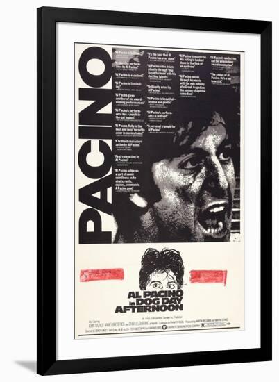 Dog Day Afternoon, Al Pacino, 1975-null-Framed Art Print