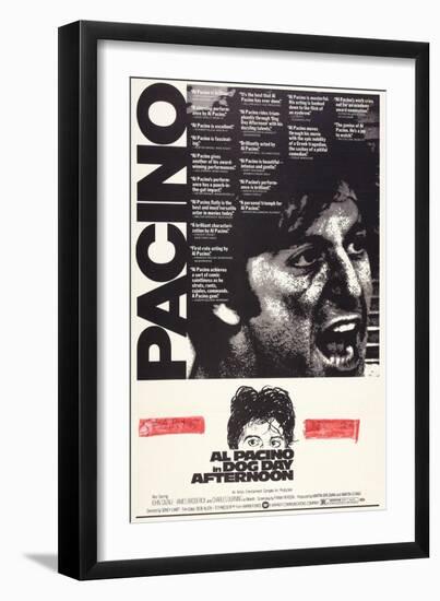 Dog Day Afternoon, Al Pacino, 1975-null-Framed Art Print