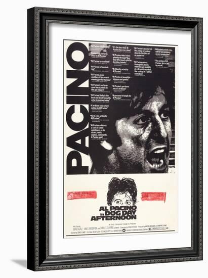 Dog Day Afternoon, Al Pacino, 1975-null-Framed Art Print