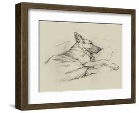 Dog Days IV-Ethan Harper-Framed Art Print