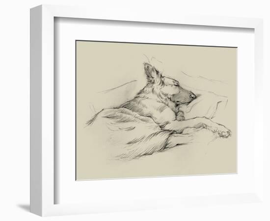 Dog Days IV-Ethan Harper-Framed Art Print