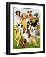 Dog Days-Pat Scott-Framed Giclee Print