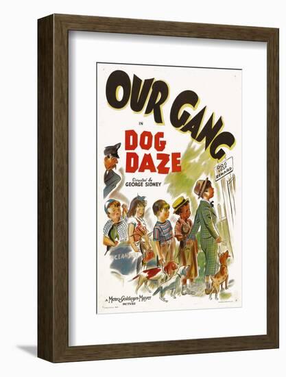 Dog Daze, Lee Phelps, 1939-null-Framed Photo