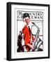 "Dog Doesn't Like Sax Sounds," Country Gentleman Cover, March 28, 1925-William Meade Prince-Framed Giclee Print