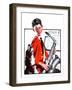 "Dog Doesn't Like Sax Sounds,"March 28, 1925-William Meade Prince-Framed Giclee Print