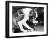 Dog Drinking Beer from Glass in Bar-null-Framed Photographic Print