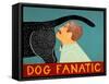 Dog Fanatic Black-Stephen Huneck-Framed Stretched Canvas