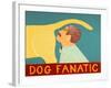 Dog Fanatic Yellow-Stephen Huneck-Framed Giclee Print