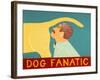 Dog Fanatic Yellow-Stephen Huneck-Framed Giclee Print