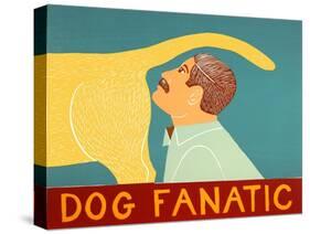 Dog Fanatic Yellow-Stephen Huneck-Stretched Canvas