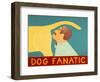 Dog Fanatic Yellow-Stephen Huneck-Framed Giclee Print