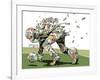 Dog Fights OCC-HR-FM-Framed Art Print