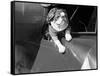 Dog Flying in Aircraft-Bettmann-Framed Stretched Canvas