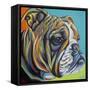 Dog Friend I-Carolee Vitaletti-Framed Stretched Canvas