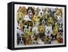 Dog Friends-Pat Scott-Framed Stretched Canvas