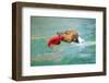 Dog Frisbee-Javier Brosch-Framed Photographic Print