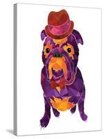 Dog Gentleman-Lisa Kolbasa-Stretched Canvas