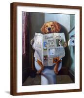 Dog Gone Funny-Lucia Heffernan-Framed Art Print