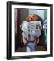 Dog Gone Funny-Lucia Heffernan-Framed Art Print