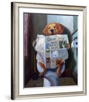 Dog Gone Funny-Lucia Heffernan-Framed Art Print