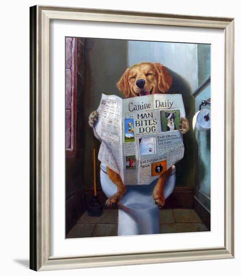 Dog Gone Funny-Lucia Heffernan-Framed Art Print