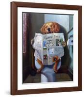 Dog Gone Funny-Lucia Heffernan-Framed Art Print