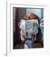 Dog Gone Funny-Lucia Heffernan-Framed Art Print