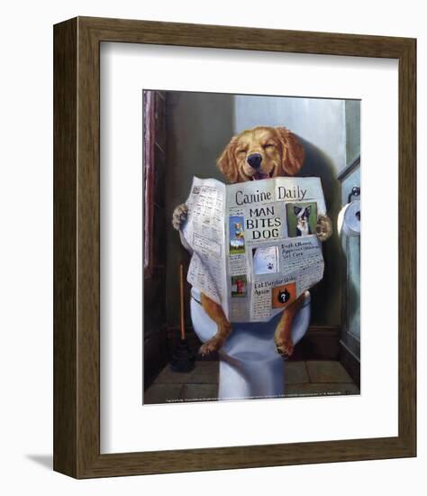 Dog Gone Funny-Lucia Heffernan-Framed Art Print