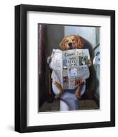 Dog Gone Funny-Lucia Heffernan-Framed Art Print