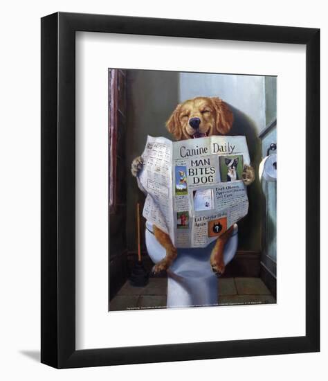 Dog Gone Funny-Lucia Heffernan-Framed Art Print