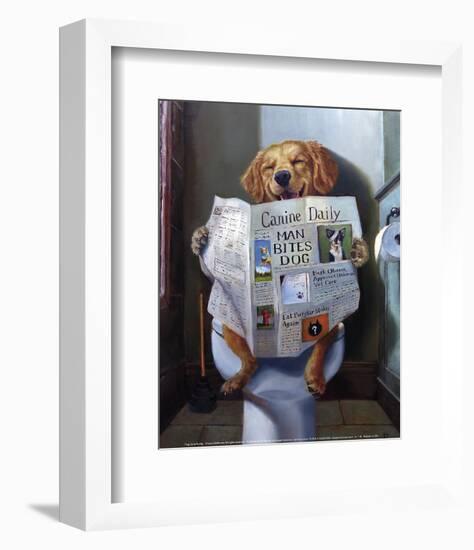 Dog Gone Funny-Lucia Heffernan-Framed Art Print