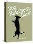 Dog Hair Dont Care-Dog is Good-Stretched Canvas