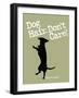 Dog Hair Dont Care-Dog is Good-Framed Art Print