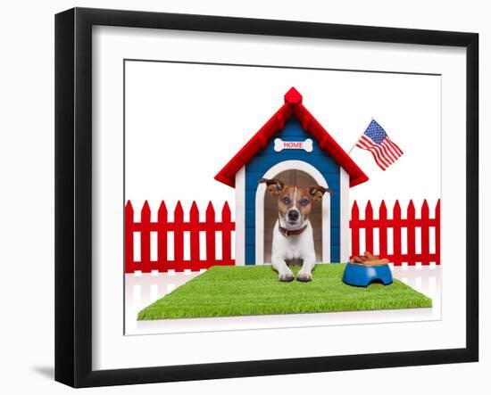 Dog House-Javier Brosch-Framed Photographic Print