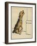 Dog in a Green Collar-Cecil Aldin-Framed Photographic Print